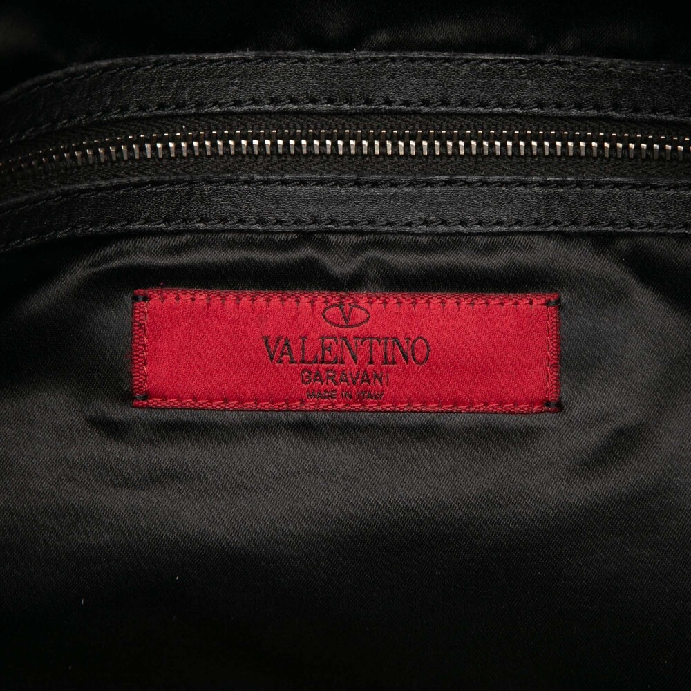 Pre-Loved Valentino Leather Braided Stitch Hobo - Picture 5 of 8